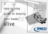 a step-by-step guide to keeping your books - Raeco