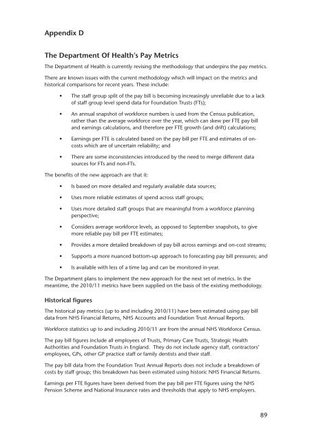 NHS pay review body: twenty-sixth report 2012 - Official Documents