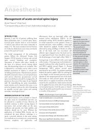 Download – Acute Cervical Spine Injury - Update in Anaesthesia