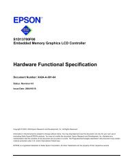 Hardware Functional Specification - SE Spezial-Electronic AG