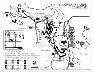 Oakwood Lakes State Park - South Dakota Department of Game ...