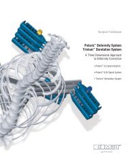 Polaris™ Deformity System Trivium™ Derotation System - Biomet