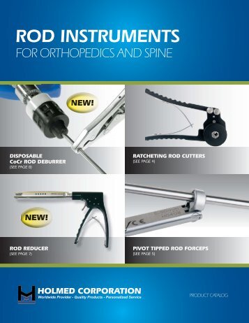 Holmed Rod Instruments Catalog.indd - Holmed Corporation