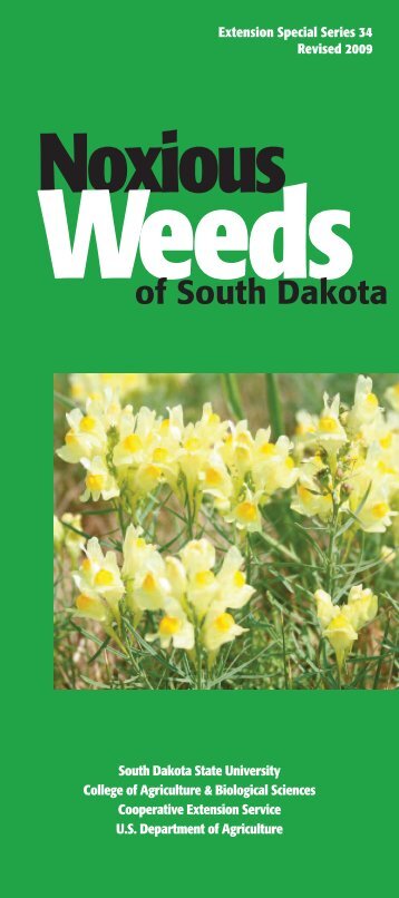 Noxious Weeds - South Dakota State University
