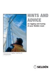 HINTS AND ADVICE - Seldén Mast