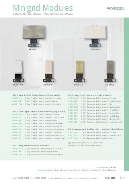 MiniGrid Plates & Modules