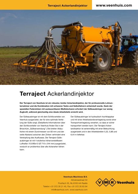 Prospekt Terraject Ackerlandinjektor - Spezielle-Agrar-Systeme GmbH