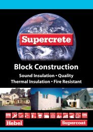 Hebel Supercrete Block Construction Brochure