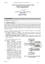 A large set of audio features for sound description ... - WWW Ircam