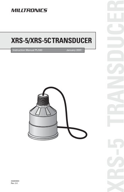 Siemens Milltronics XRS-5/XRS-5C Transducer - Lesman ...