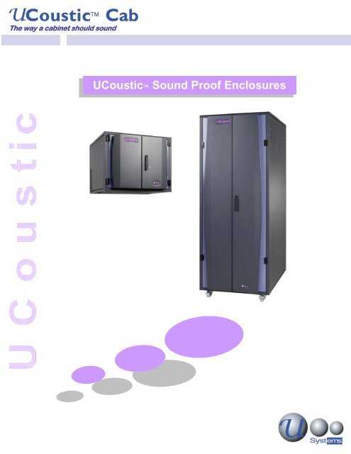 Ucoustic Soundproof Server Cabinet | Cabinets Matttroy