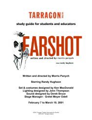 Earshot - Tarragon Theatre
