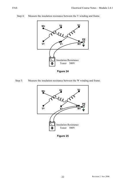 Trade of Electrician Induction Motors COURSE NOTES - eCollege