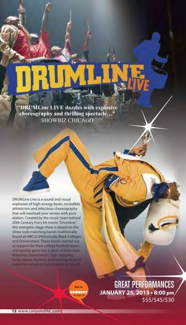 2012-13 Season Brochure - College of the Canyons