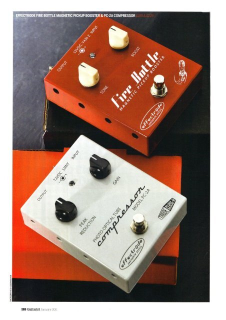 Guitarist Effectrode Fire Bottle Magnetic Pickup Booster and