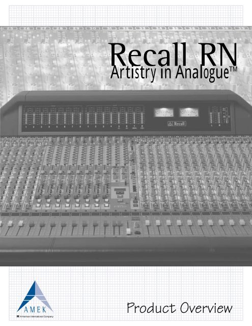 Recall RN - Amek