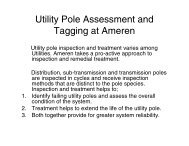 Utility Pole Assessment - Ameren