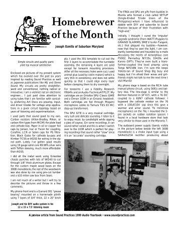 Homebrewer of the Month