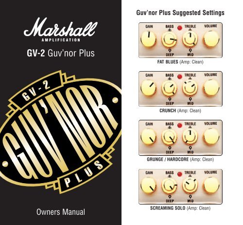 GV-2 Guv'nor Plus - Marshall