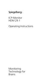 Spiegelberg: ICP-Monitor HDM 29.1 Operating  Instructions ...