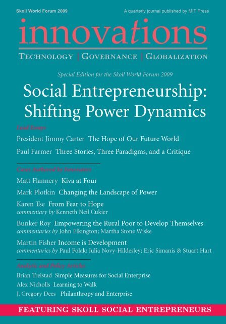 Social Entrepreneurship: Shifting Power Dynamics - PBS
