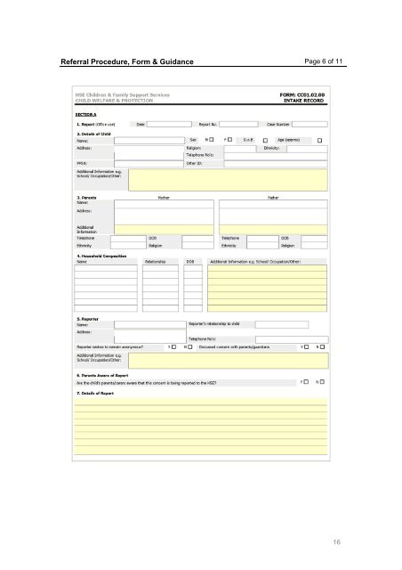 NCCIS Business Process Standardisation Project - Health Service ...