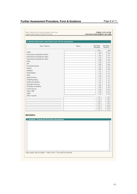 NCCIS Business Process Standardisation Project - Health Service ...