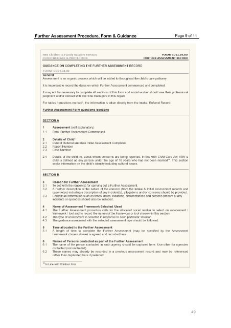 NCCIS Business Process Standardisation Project - Health Service ...