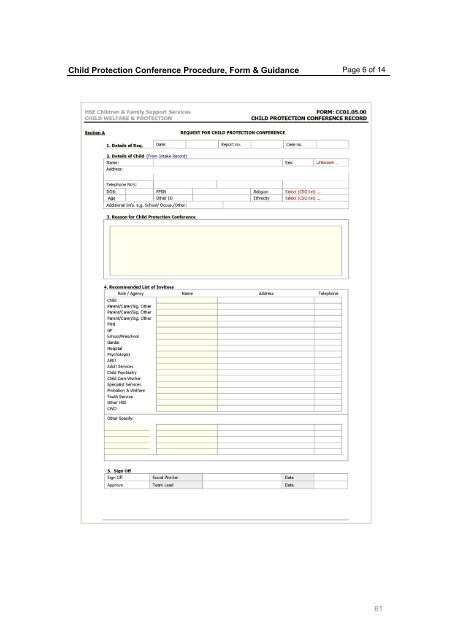 NCCIS Business Process Standardisation Project - Health Service ...