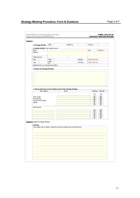 NCCIS Business Process Standardisation Project - Health Service ...