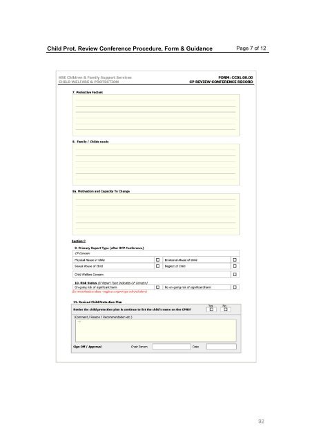 NCCIS Business Process Standardisation Project - Health Service ...