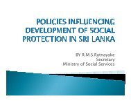 Mr. R.M.S. Ratnayake, Secretary, Ministry of Social Services