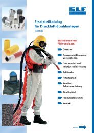 Ersatzteilkatalog für Druckluft-Strahlanlagen - SLF ...