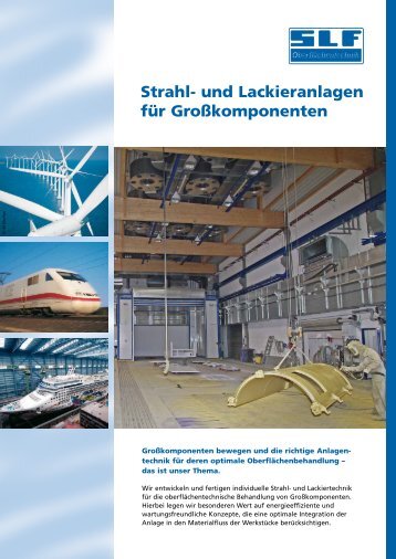 Strahl- und Lackieranlagen für Großkomponenten - SLF ...
