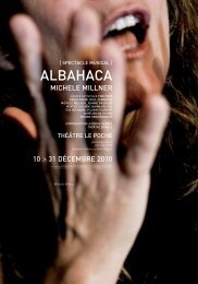 ALBAHACA SPECTACLE MUSICAL - Le Poche