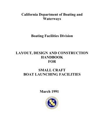 layout, design and construction handbook - California Department of ...