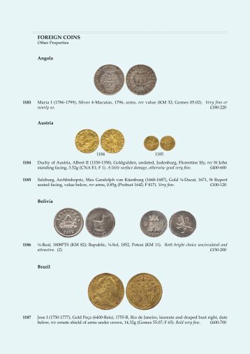 World Coins Including India - Baldwin's