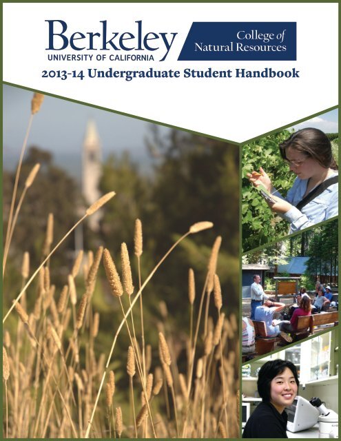 2013-14 Undergraduate Student Handbook - College of Natural ...