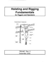 Hoisting & Rigging Fundamentals - The Office of Health, Safety and ...