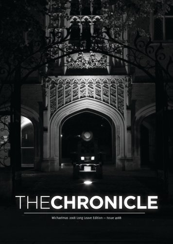 The Chronicle - Eton College