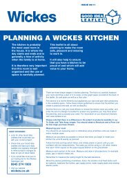 PLANNING A WICKES KITCHEN