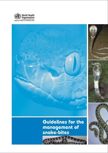 Guidelines for the Management of Snake-Bites