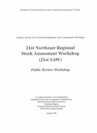SAW 21 Advisory Report - Mid-Atlantic Fishery Management Council