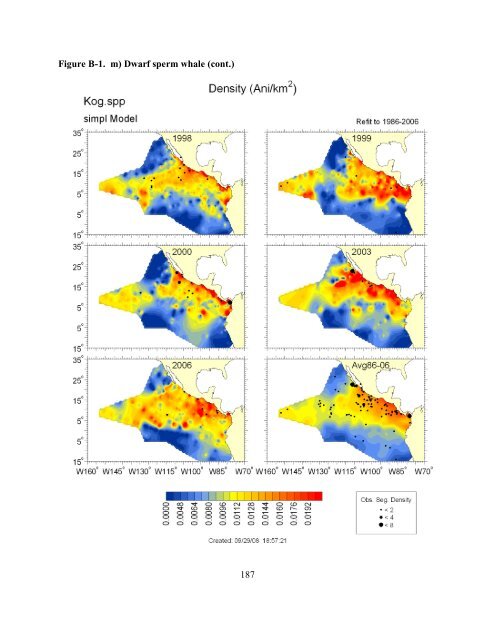 Final Technical Report: - Southwest Fisheries Science Center - NOAA