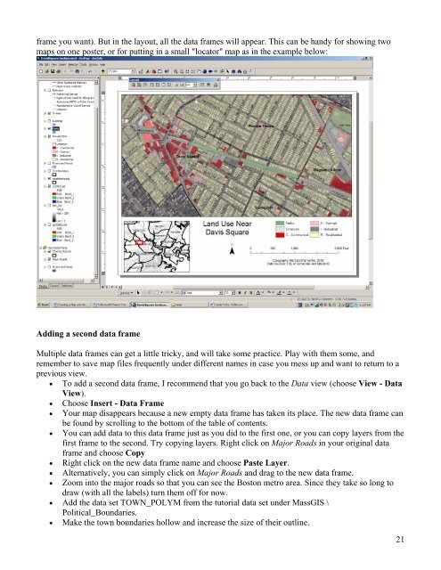 Creating a Map with ArcMap - Tufts University