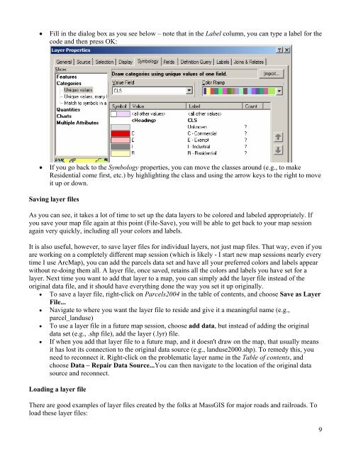 Creating a Map with ArcMap - Tufts University