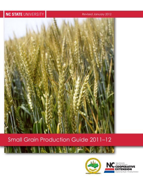 Small Grain Production Guide 2011–12 Revised January 2012