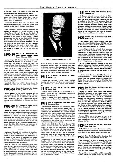 Notre Dame Alumnus, Vol. 22, No. 06 -- August - Archives ...