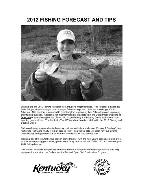 Enjoy seasonal catch and release trout streams this winter - Kentucky  Department of Fish & Wildlife