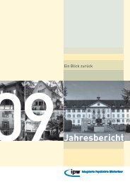 Jahresbericht 2009 (PDF, 2 MB) - Integrierte Psychiatrie Winterthur ...